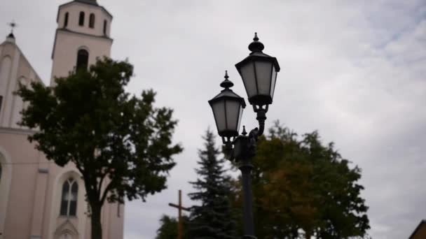 Transfiguration of Lord Church in Piatnica, Poland — Stock Video