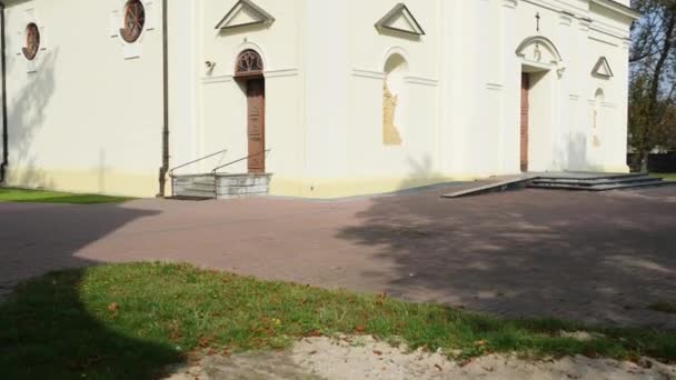 Kilise St Stanislaus Zbuczyn, Polonya — Stok video