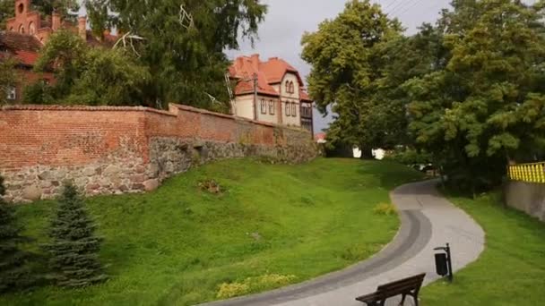 Château teutonique à Sztum, Pologne — Video