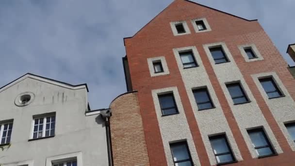 Market Gate, Old City in Elblag, Poland — Stock Video