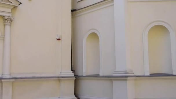 Collegiate Church st. Anne ve Vilanově, Polsko — Stock video
