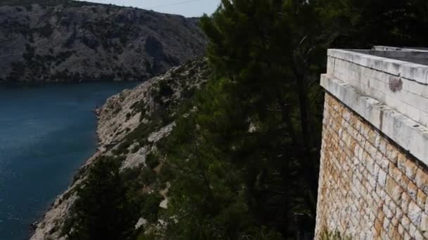 Vue depuis le pont Maslenica de Croatie — Video