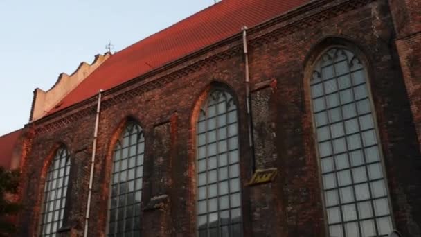 Saint Joseph church in Gdansk, Poland — Stock Video