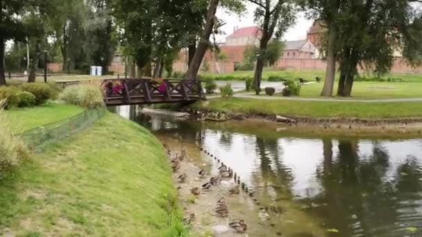 Gefängnis in barczewo, Polen — Stockvideo