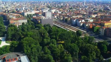 İtalya, Milano havadan görünümü
