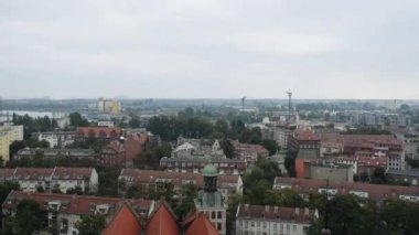 Gdansk, Polonya, kuş-göz görüş-
