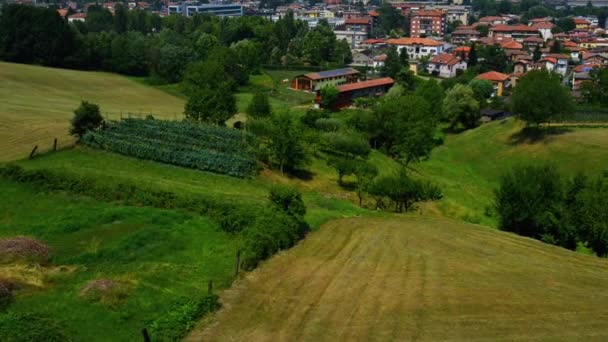 Bérgamo es una ciudad en Lombardía, Italia — Vídeo de stock