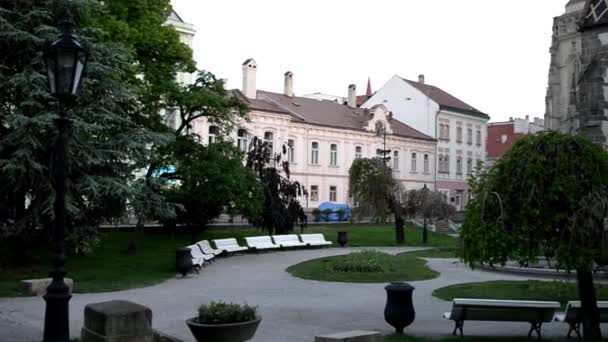 Chapel of St. Michael in Kosice — Stock Video