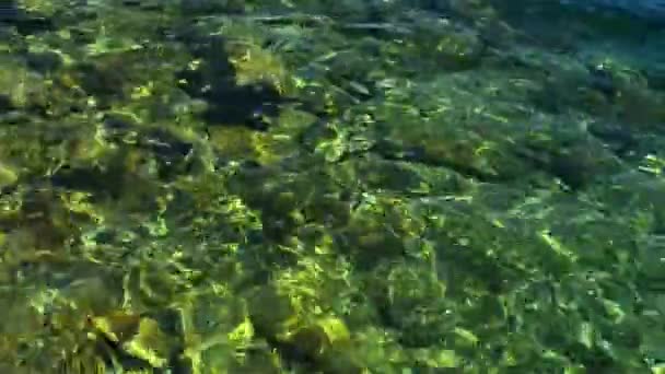 Kroatische Küste am adriatischen Meer — Stockvideo