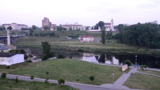 Nuovo castello di Hrodna — Video Stock