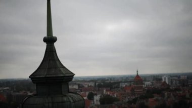 Gdansk, Polonya, kuş-göz görüş-