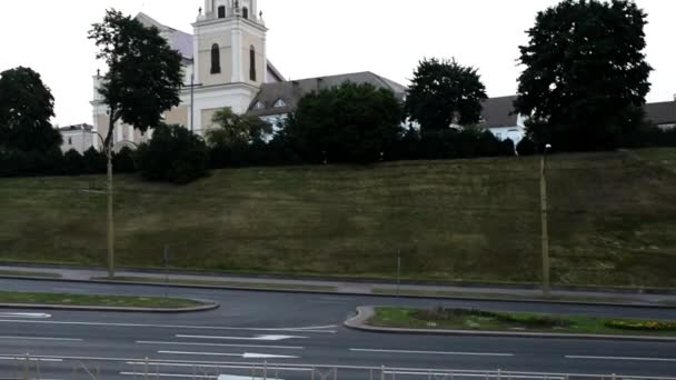 Bernardine kyrkan i Grodno — Stockvideo