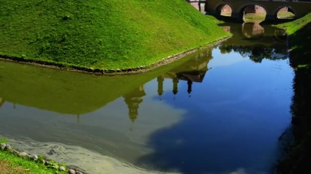 Castillo de Nesvizh en Belarús — Vídeo de stock