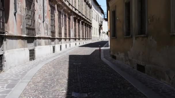 Старые здания Мантуи, Италия — стоковое видео
