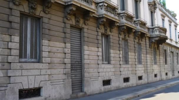 Rua Corso Itália em Milão — Vídeo de Stock