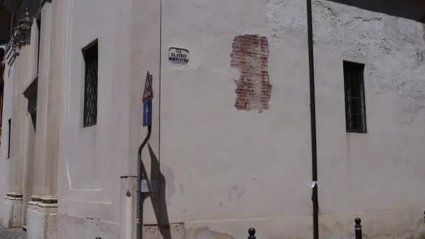 Iglesia de los Santos Simón en Mantua, Italia — Vídeo de stock