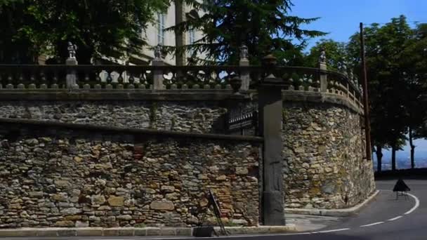 Бергамо - город в Ломбардии, Италия — стоковое видео