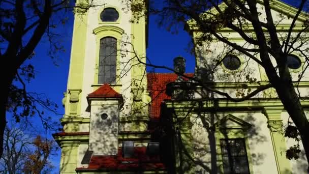 Sopot, Poland, Evangelical Church of the Saviour — Stock Video