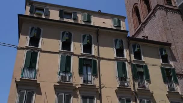 Bazilika Sant Andrea je římsko-katolické v Mantově — Stock video