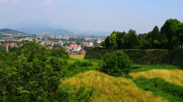 Bergamo è una città della Lombardia, Italia — Video Stock