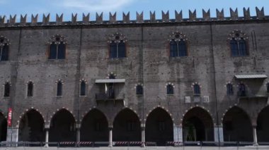Piazza sordello in mantua, Italië