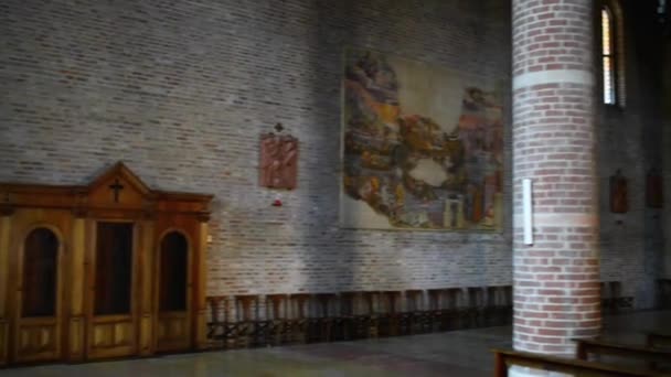 マントヴァの聖 Francis の教会 — ストック動画