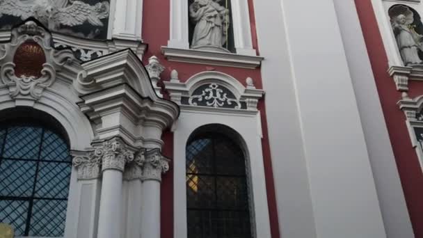 Collegiale kerk in Poznan, Polen — Stockvideo