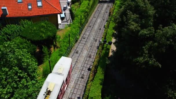 圣维吉利奥缆车在意大利贝加莫 — 图库视频影像