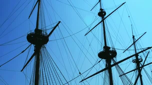 Port de Gênes sur la mer Méditerranée — Video