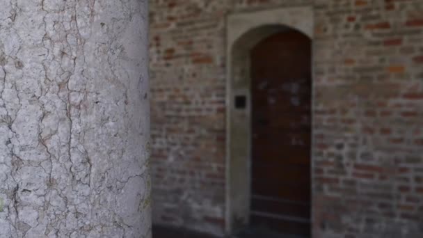 Базилика Сант-Андреа - католик в Мантуе — стоковое видео