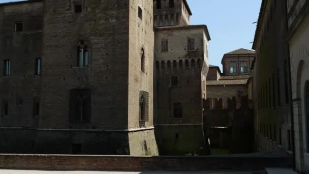 Schloss von st. george in mantua, italien — Stockvideo