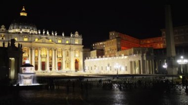 Papa'nın Vatikan Şehri St. Peter Bazilikası