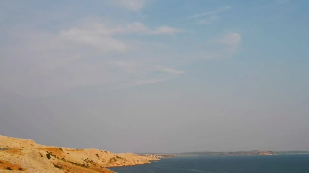 克罗地亚海岸亚得里亚海 — 图库视频影像