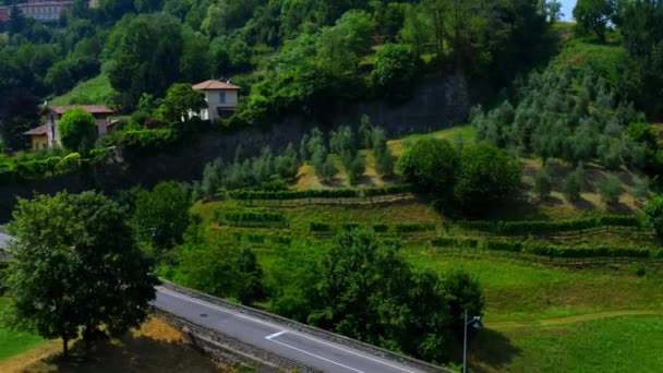Bergamo jest miastem w regionie Lombardia, Włochy — Wideo stockowe