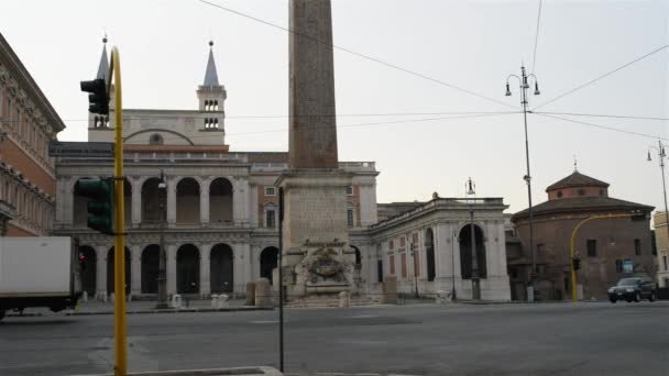 Palácio Lateranense em Roma, Itália — Vídeo de Stock