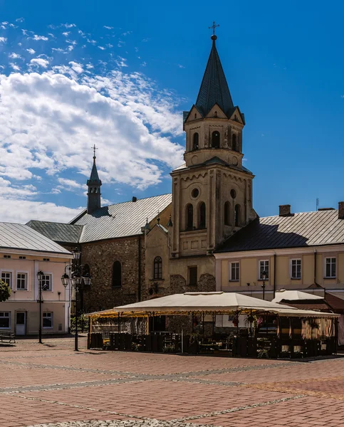 Franciscan Cathedral in Sanok, Poland — Stock Photo, Image