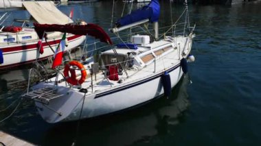 Port Cenova Akdeniz üzerinde