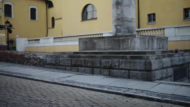 Monumento 15o Regimento de Cavalaria em Poznan, Polônia — Vídeo de Stock