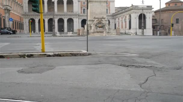 Lateran palast in rom, italien — Stockvideo