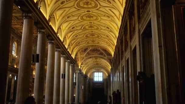 Basílica de Santa Maria Maggiore en Roma, Italia — Vídeos de Stock