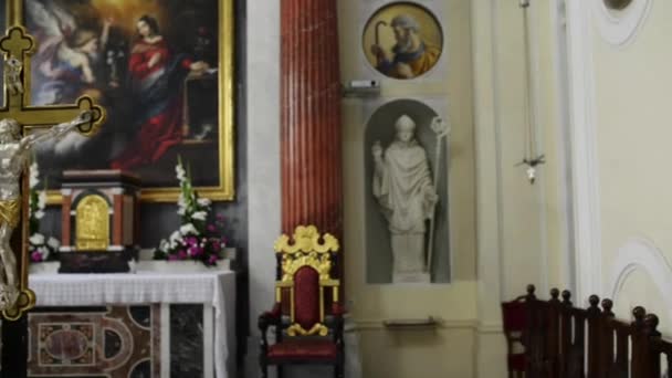 ヴィラヌフ、ポーランドの教会聖アン — ストック動画