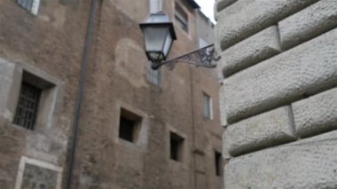 Eski püskü çantayı Roma, İtalya