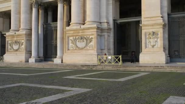 Papal Archbasilica of St. John in Rome, Italy — Stock Video