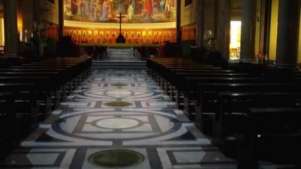 Basilica di Sant Antonio al Laterano, Roma, İtalya — Stok video