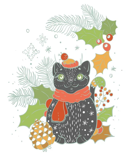クリスマス デザイン クリスマス カード — ストックベクタ