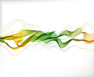 renkli arka plan dalga ile