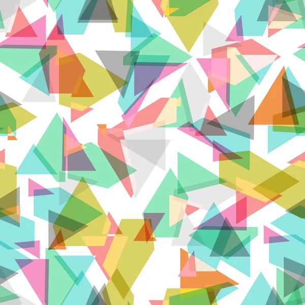 Gekleurde geometrische naadloze achtergrond — Stockvector