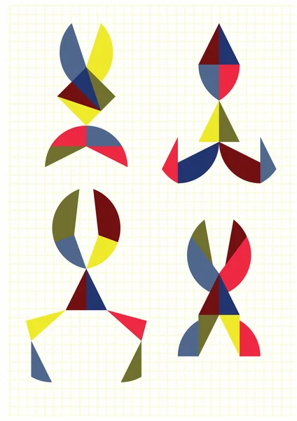 Différentes formes de ciseaux — Image vectorielle