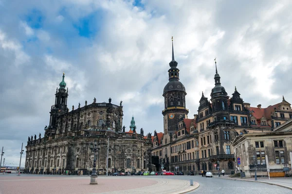 Katedra Świętej Trójcy w Dreźnie — Zdjęcie stockowe