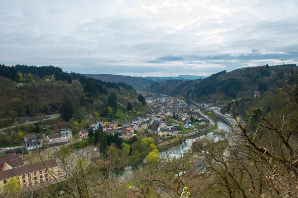 Vianden och river våra — Stockfoto